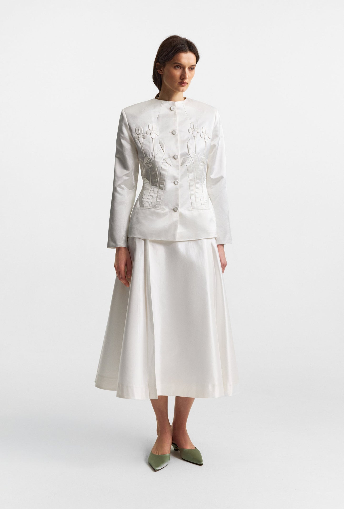 Iris skirt in cloud white PODYH