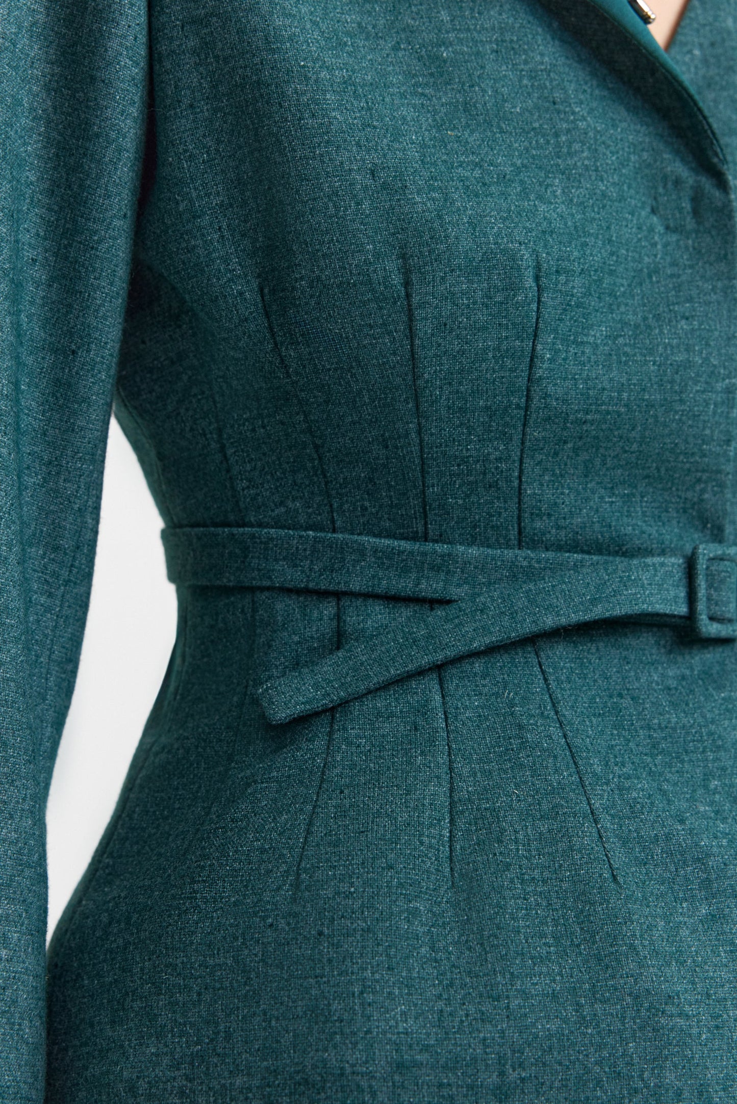 Secessia jacket in rich teal PODYH