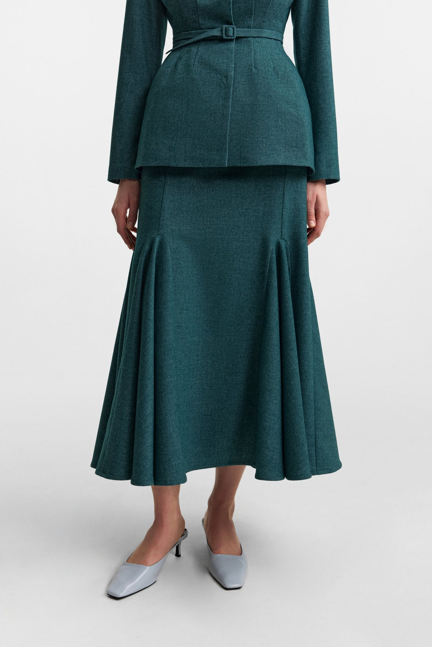 Secessia skirt in rich teal PODYH