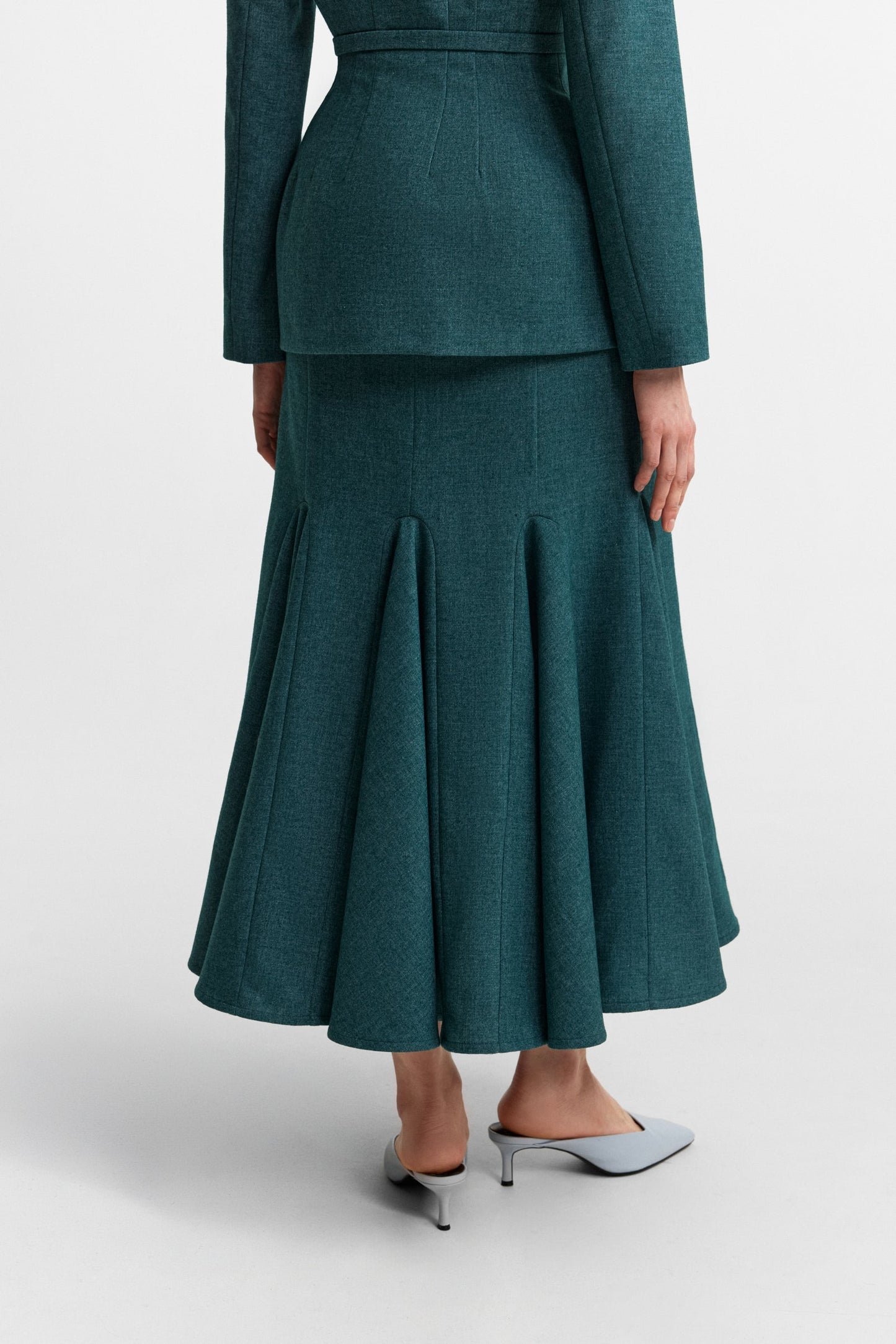 Secessia skirt in rich teal PODYH