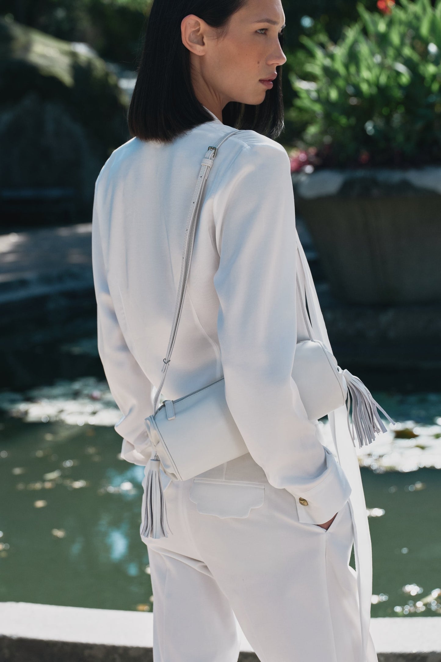 Kemer pants meringue white PODYH