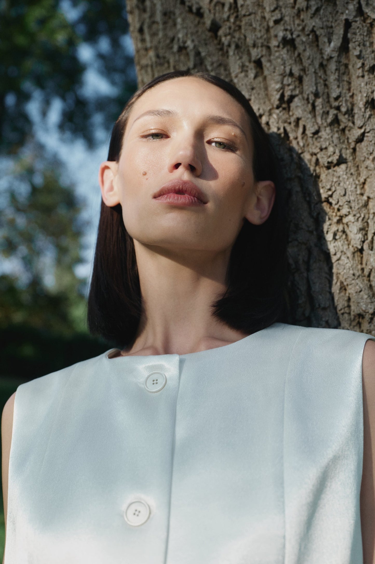 Tympan vest eggshell PODYH