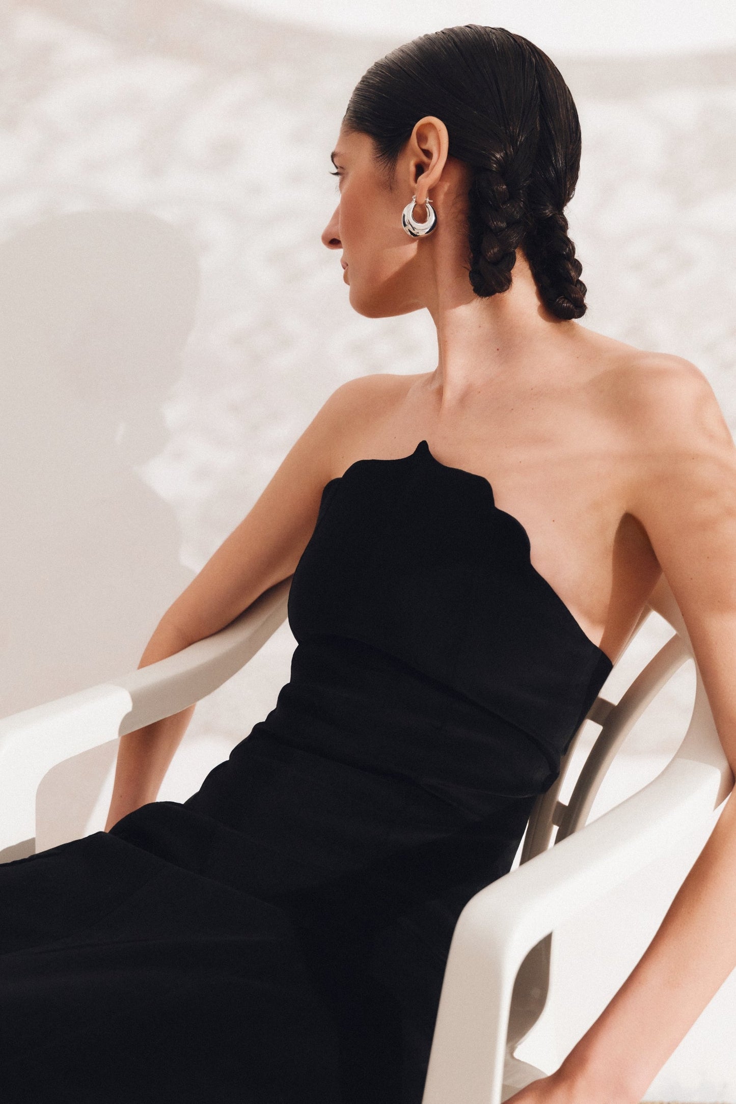 Saray dress black PODYH