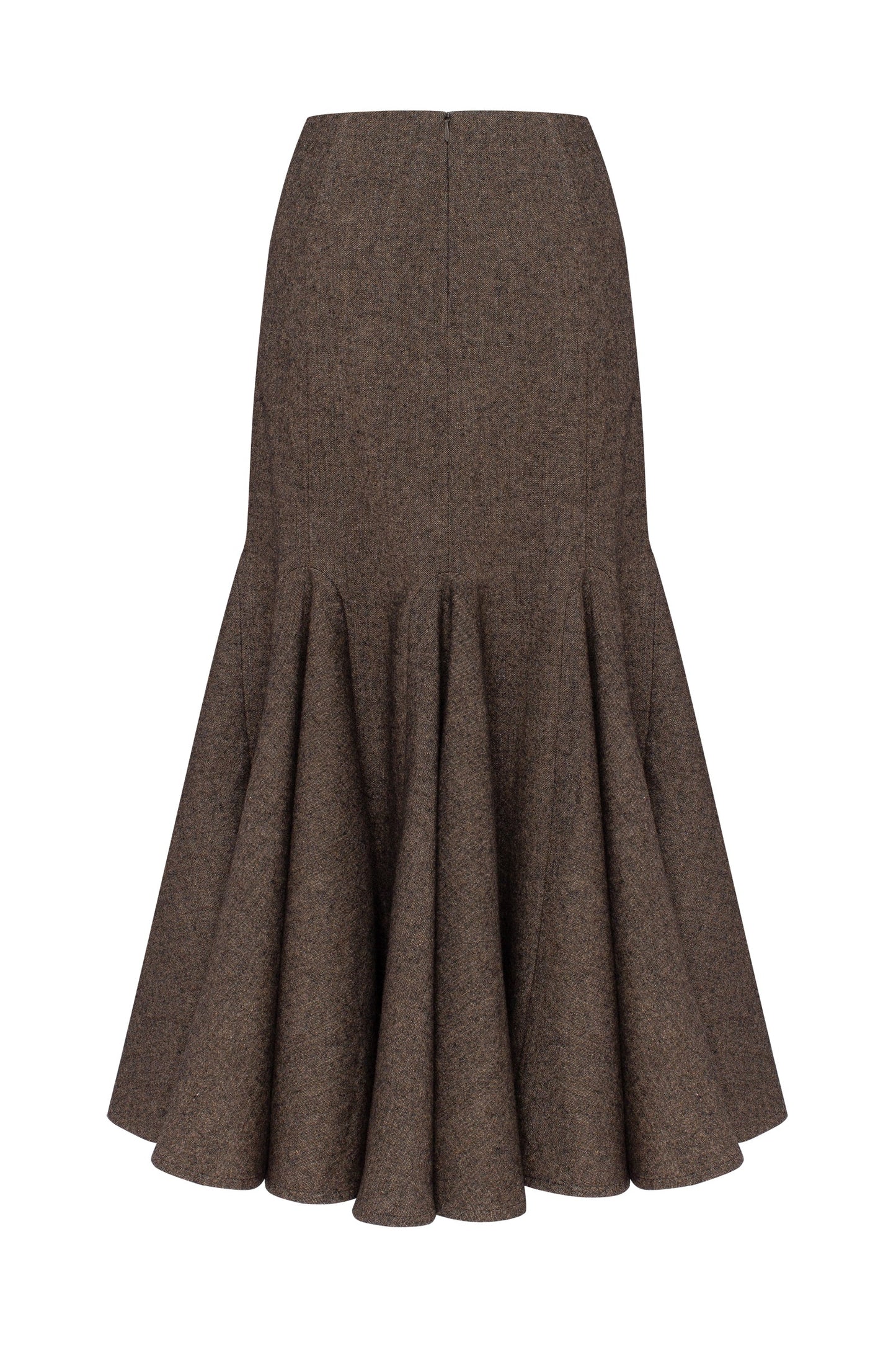 Secessia skirt in rich brown PODYH