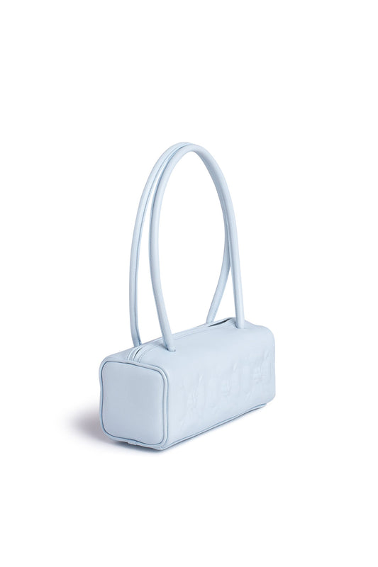Bas-relief bag in ice blue PODYH