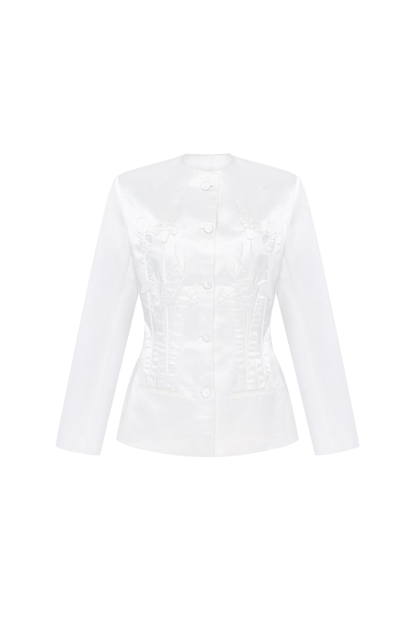 Iris jacket in cloud white PODYH