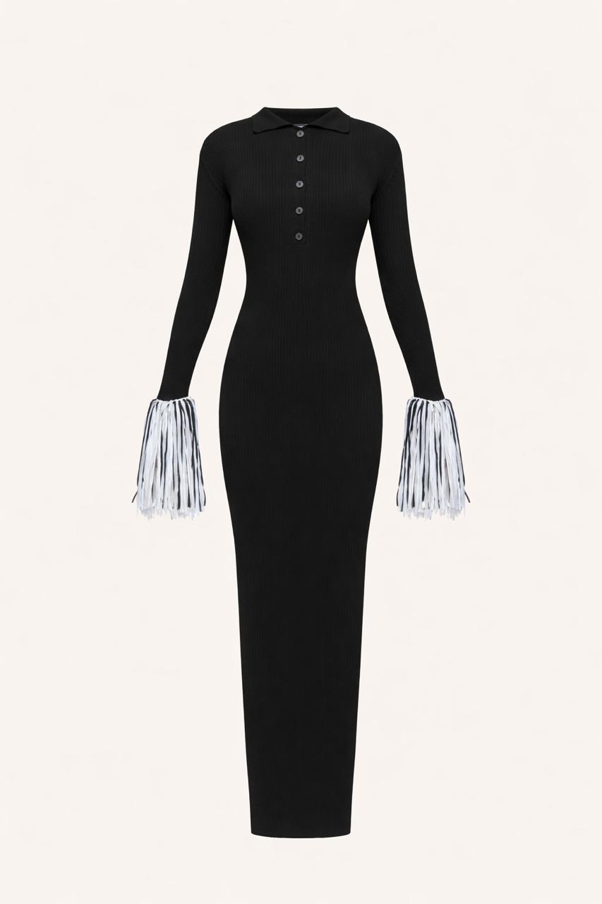 KNITWEAR DRESS KATERINA KVIT – Angel for Fashion