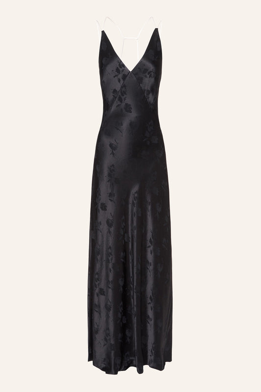 VISCOSE LONG DRESS  KATERINA KVIT