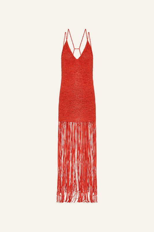 KNITWEAR DRESS  KATERINA KVIT