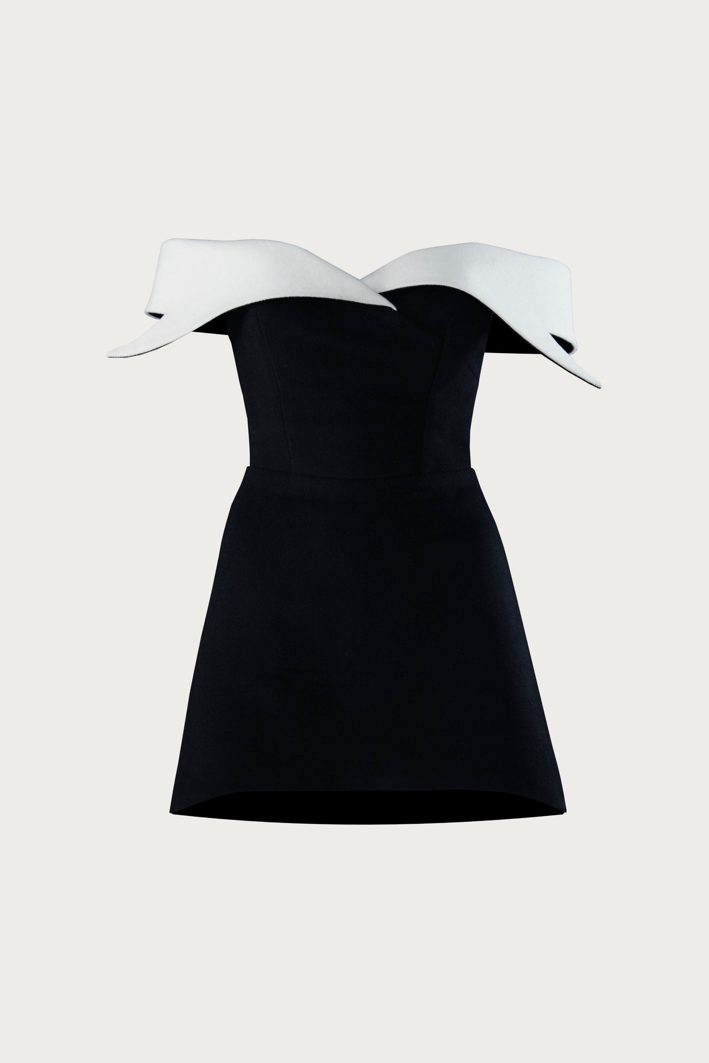 Tuxedo Cashmere Mini Dress VESTIAIRE D'UN OISEAU LIBRE