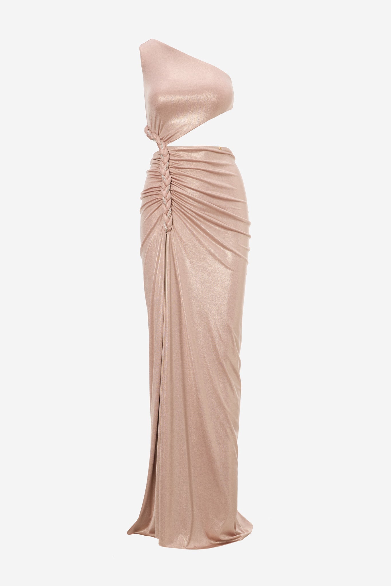 Open-back ruched maxi dress NISSA