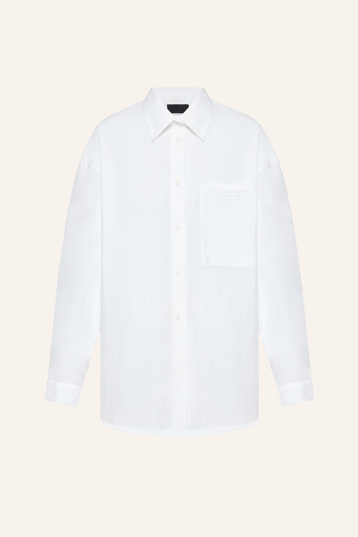 COTTON WHITE SHIRT KATERINA KVIT