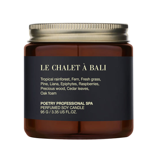 MASSAGE CANDLE LE CHALET À BALI 95 G POETRY HOME