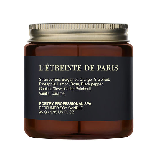 MASSAGE CANDLE L’ÉTREINTE DE PARIS 95 G POETRY HOME