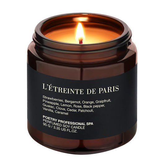 MASSAGE CANDLE L’ÉTREINTE DE PARIS 95 G POETRY HOME