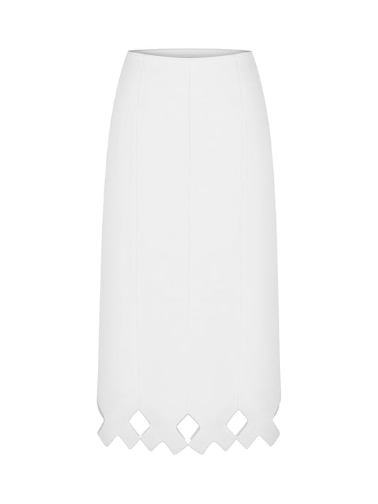 Tympan skirt eggshell PODYH