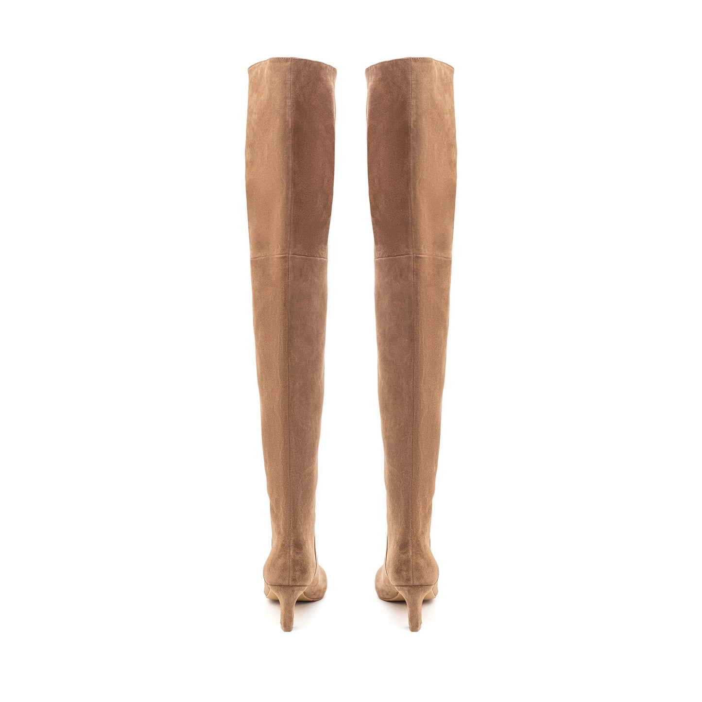 Tracy Long mokko suede thigh-high boots LOOKIE ATELIER