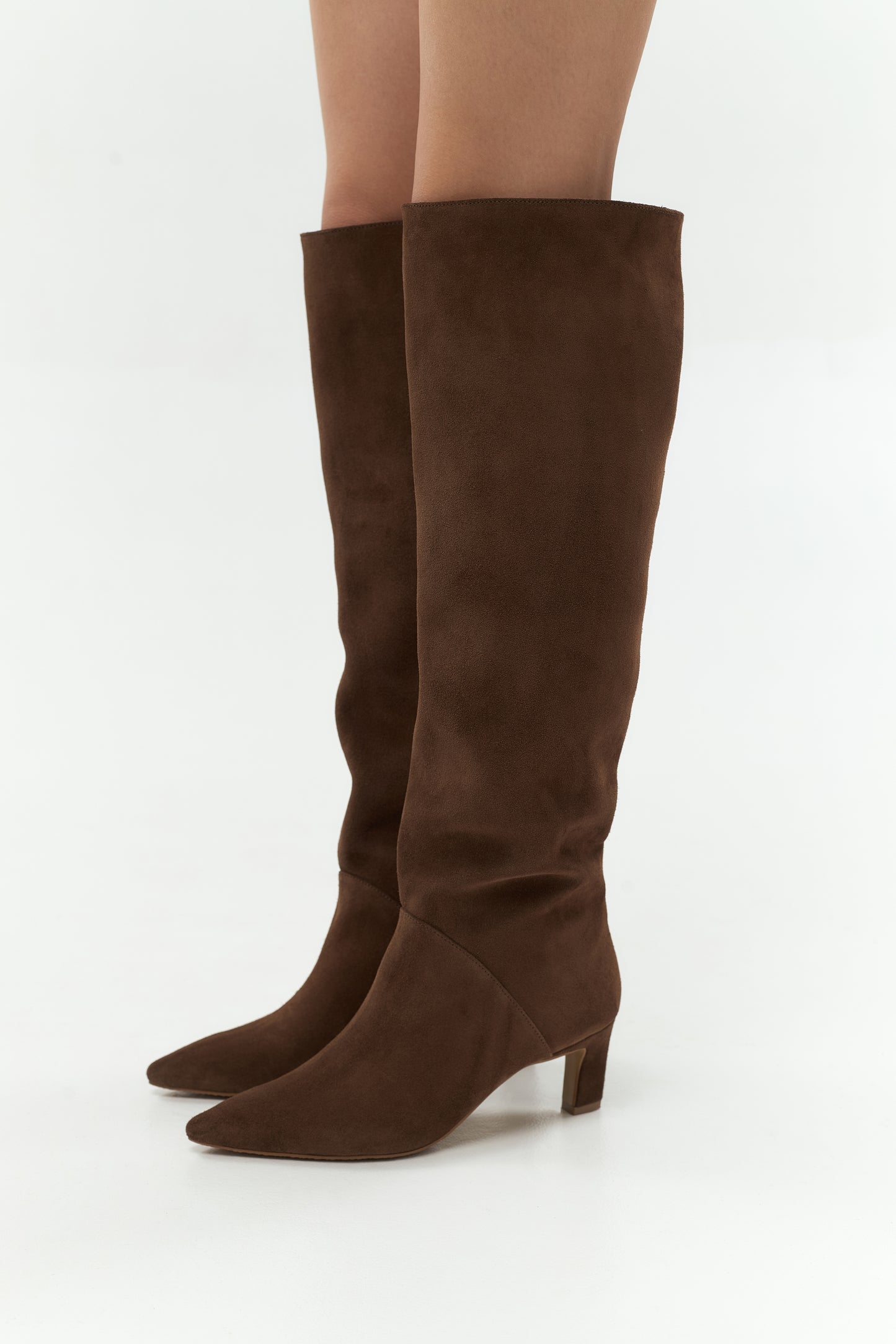 Tracy straight boots without zipper LOOKIE ATELIER