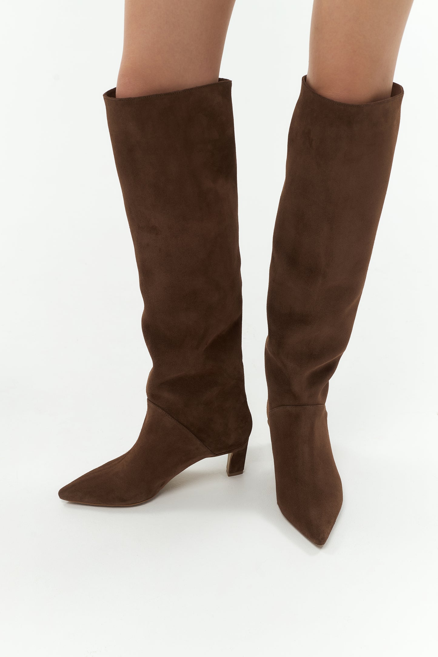 Tracy straight boots without zipper LOOKIE ATELIER