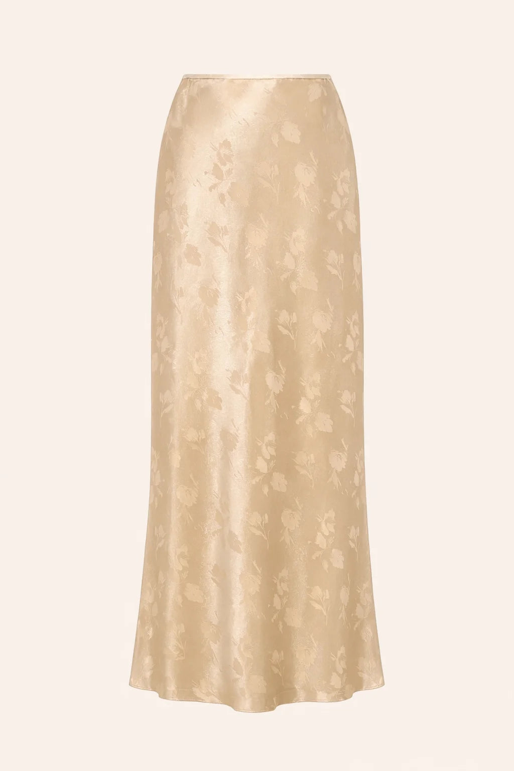BLACK FLOWERS VISCOSE SKIRT KATERINA KVIT