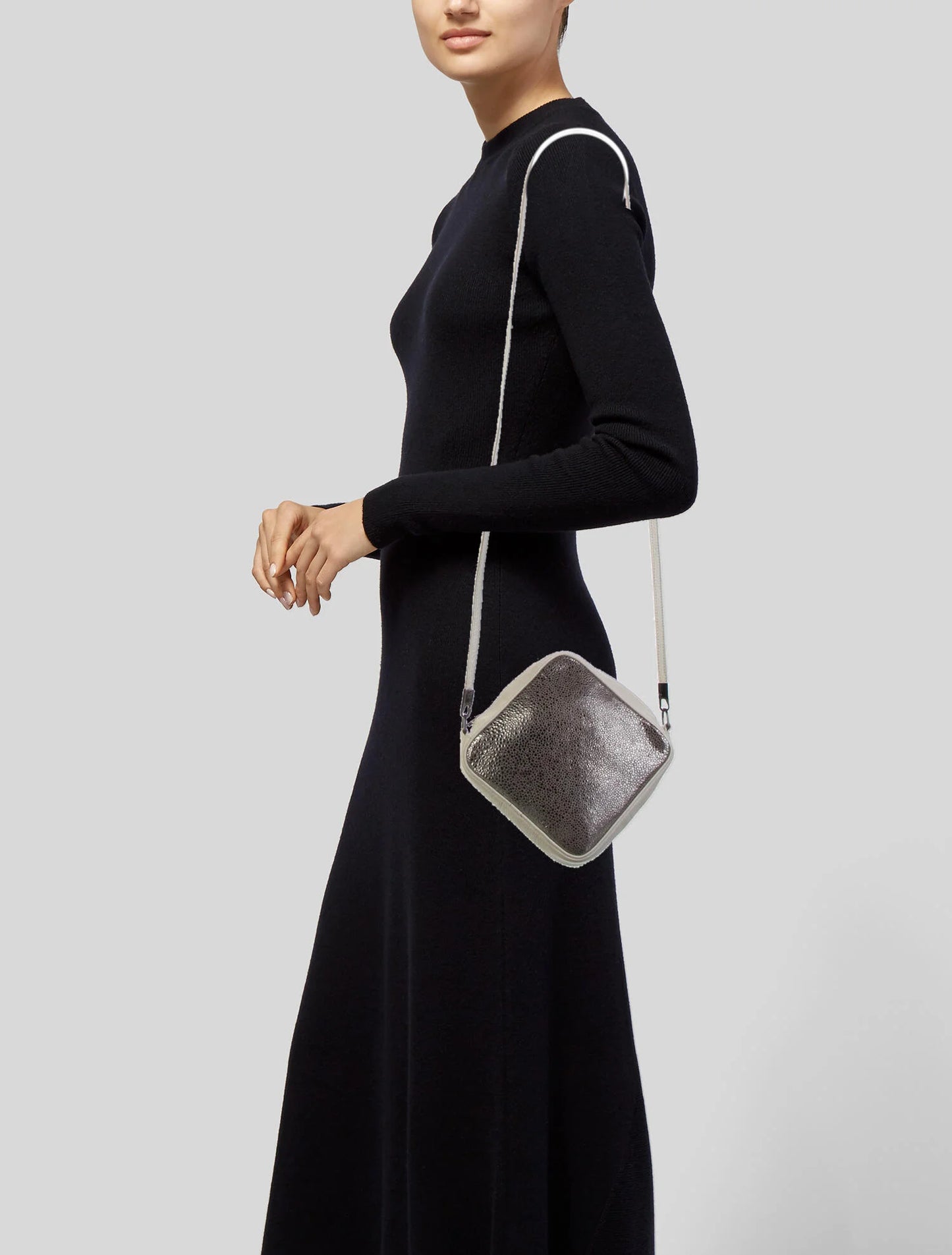 Printed Leather Crossbody Bag ARCHE (Pre-Owned)