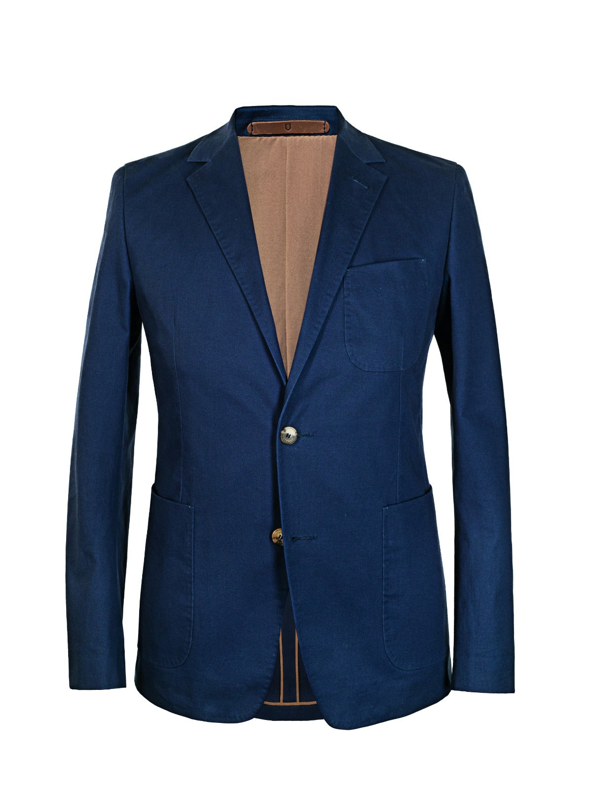 Blue single-breasted blazer INDPOSHIV