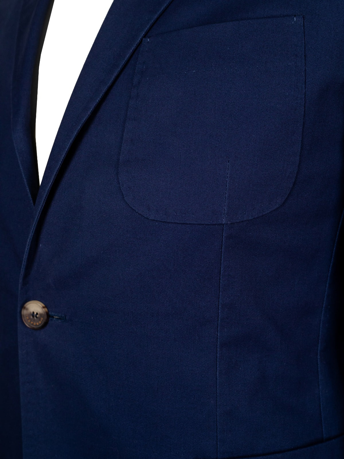 Blue single-breasted blazer INDPOSHIV