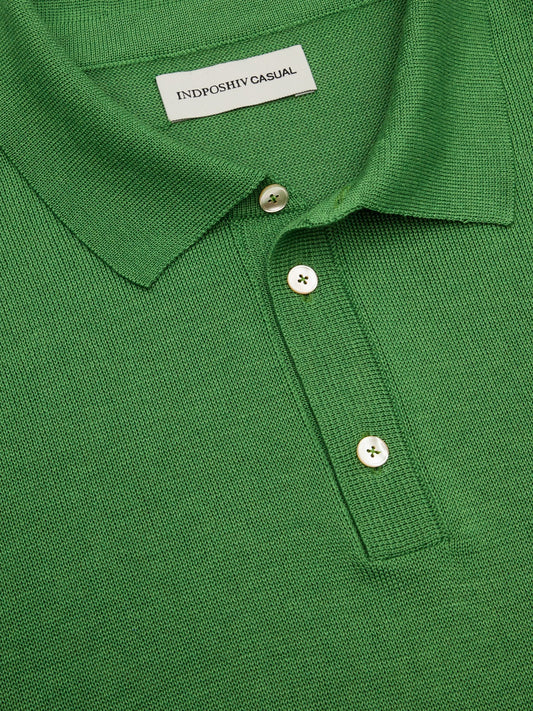 Green polo shirt INDPOSHIV CASUAL