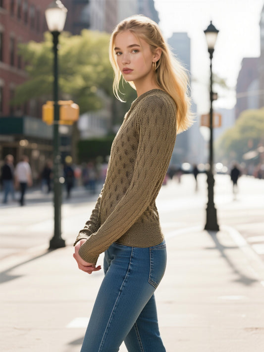 Red Label Gold Knit Sweater VIVIENNE WESTWOOD (Pre-Owned)