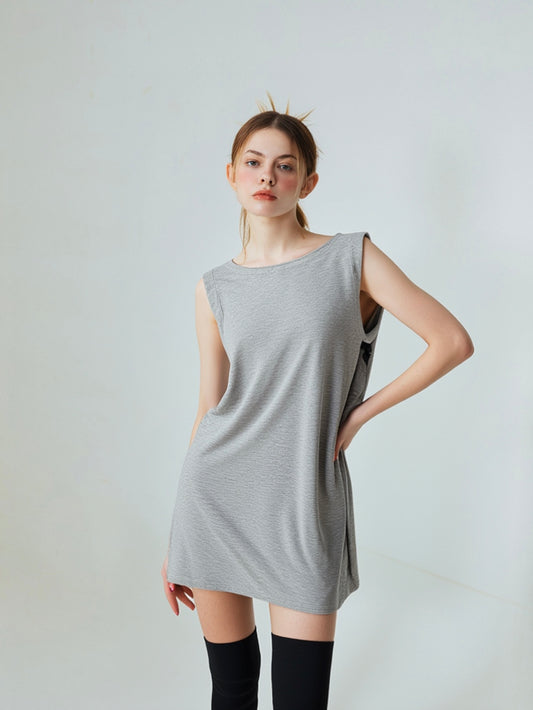 Sleeveless Jersey Dress With Side Straps MCQ ALEXANDER MCQUEEN (Pre-Owned)