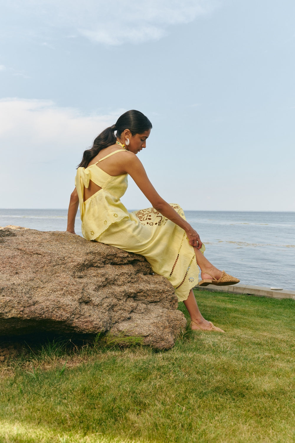 "Tree of love" yellow skirt FOBERINI