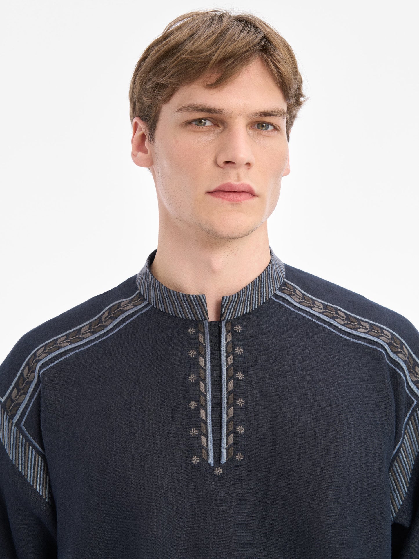 Burevii Deep Navy Shirt ETNODIM