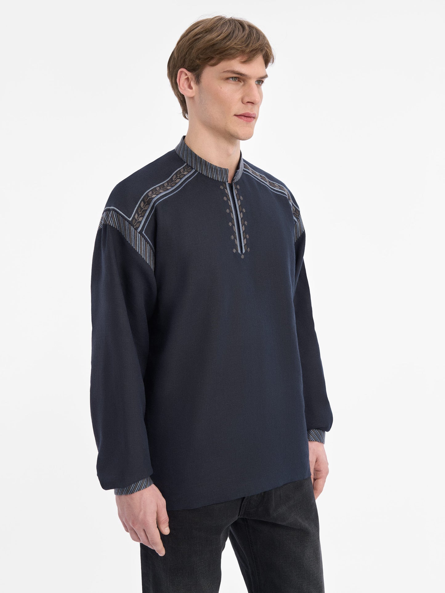 Burevii Deep Navy Shirt ETNODIM