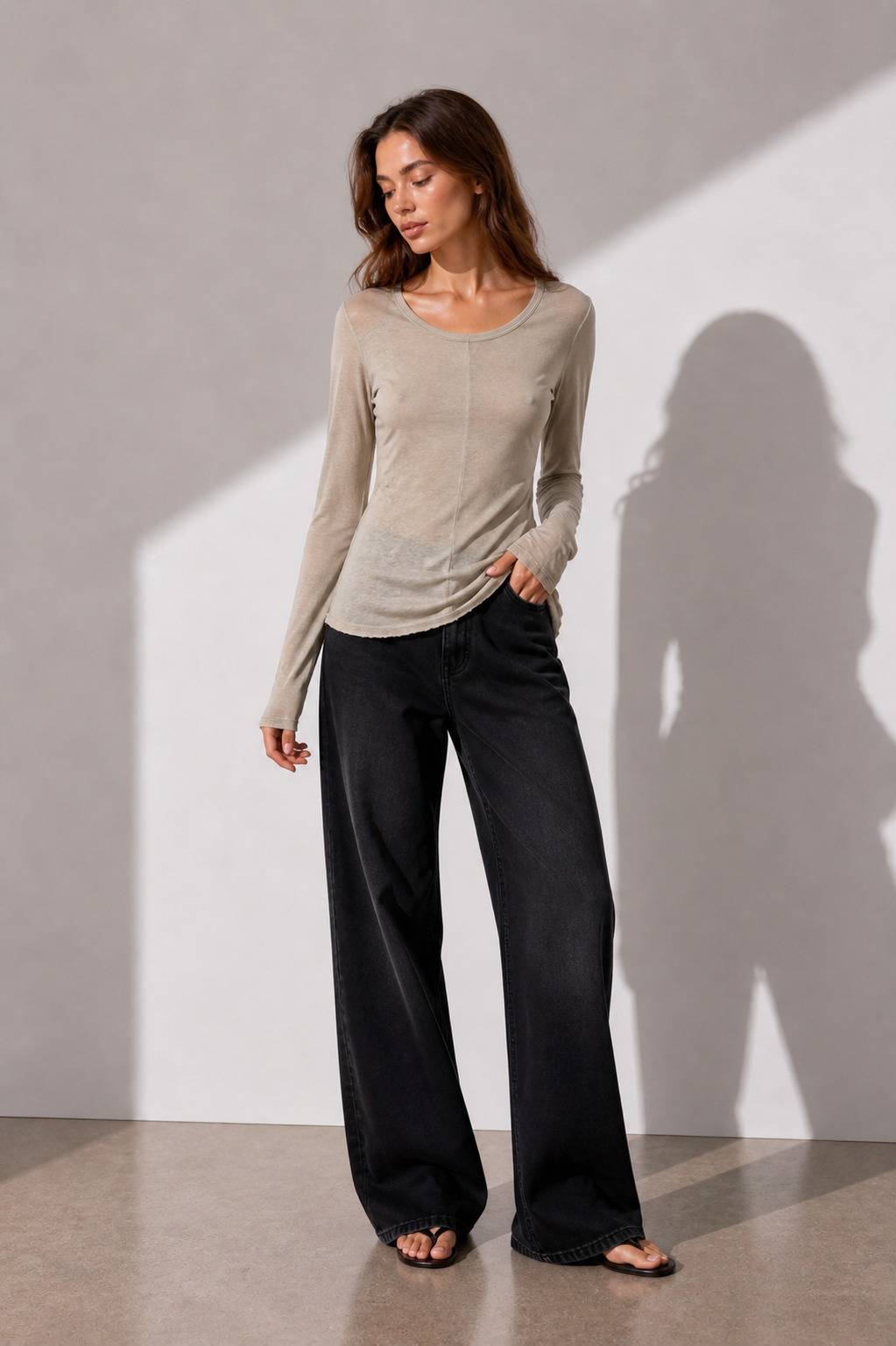 Long Sleeve Draped Tunic RICK OWENS (Pre-Owned)