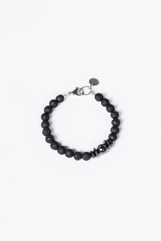 BERNARDO bracelet with volcanic rock SAMOKISH