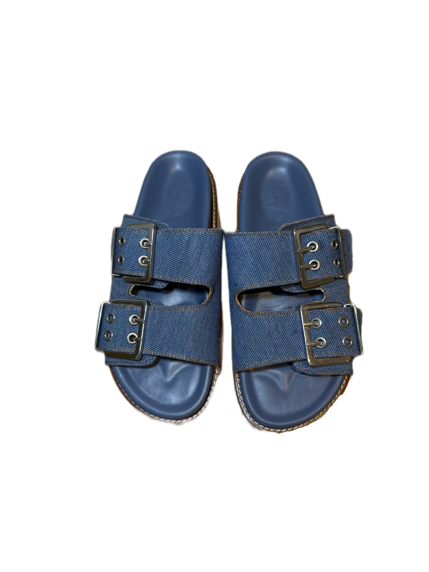 Denim Platform Sandals GANNI (Pre-Owned)