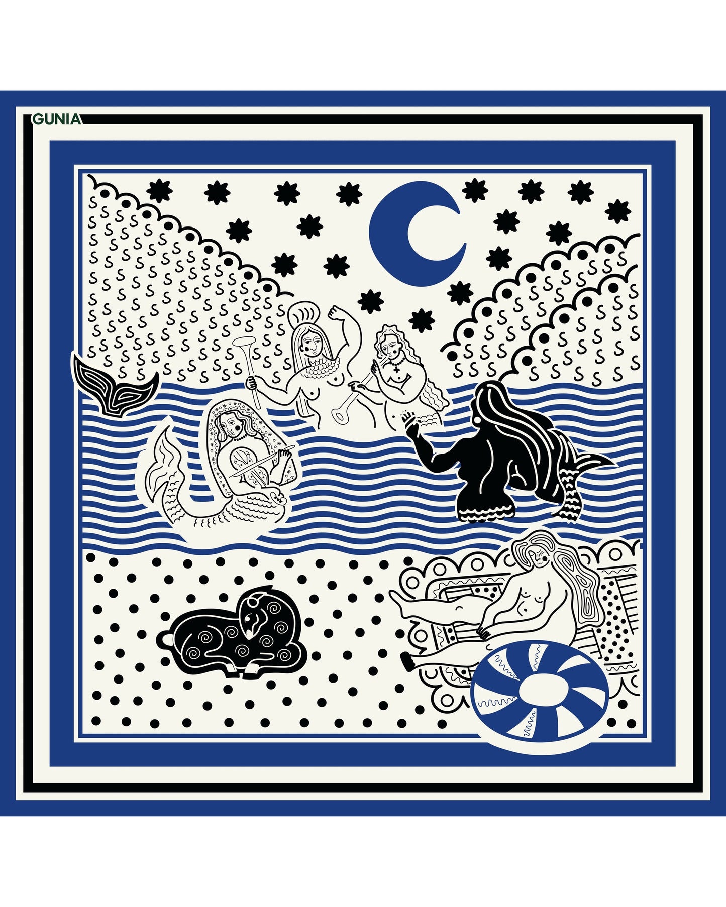 Silk Scarf Beach GUNIA PROJECT