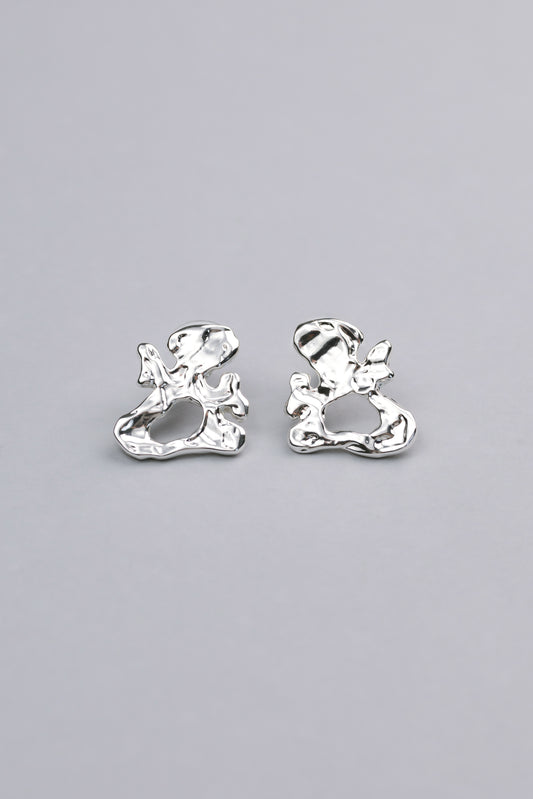 earrings-rosa-silver-samokish - image 1