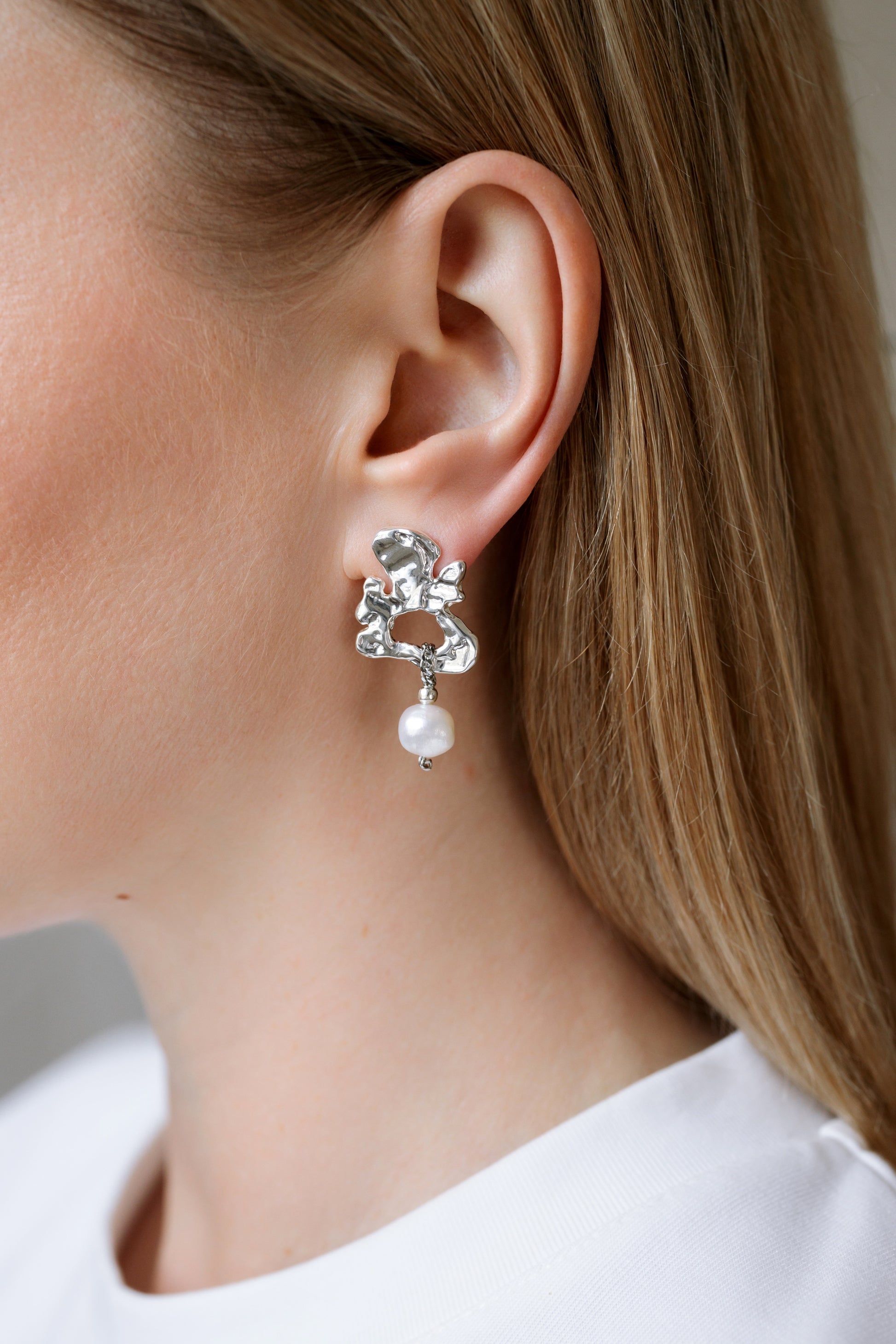 earrings-rosa-white-silver-samokish - image 2