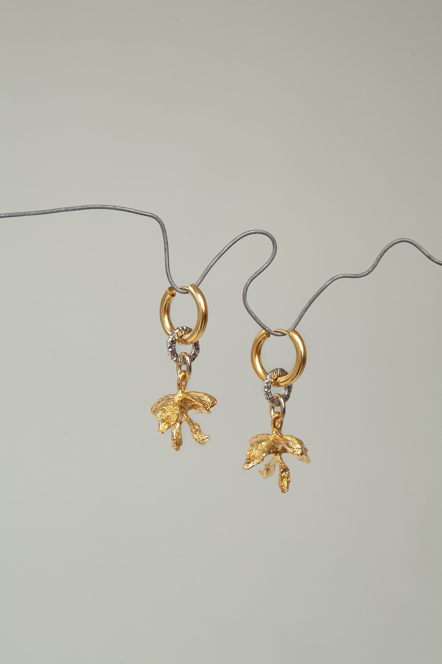 earrings-violetta-gold-samokish - image 1