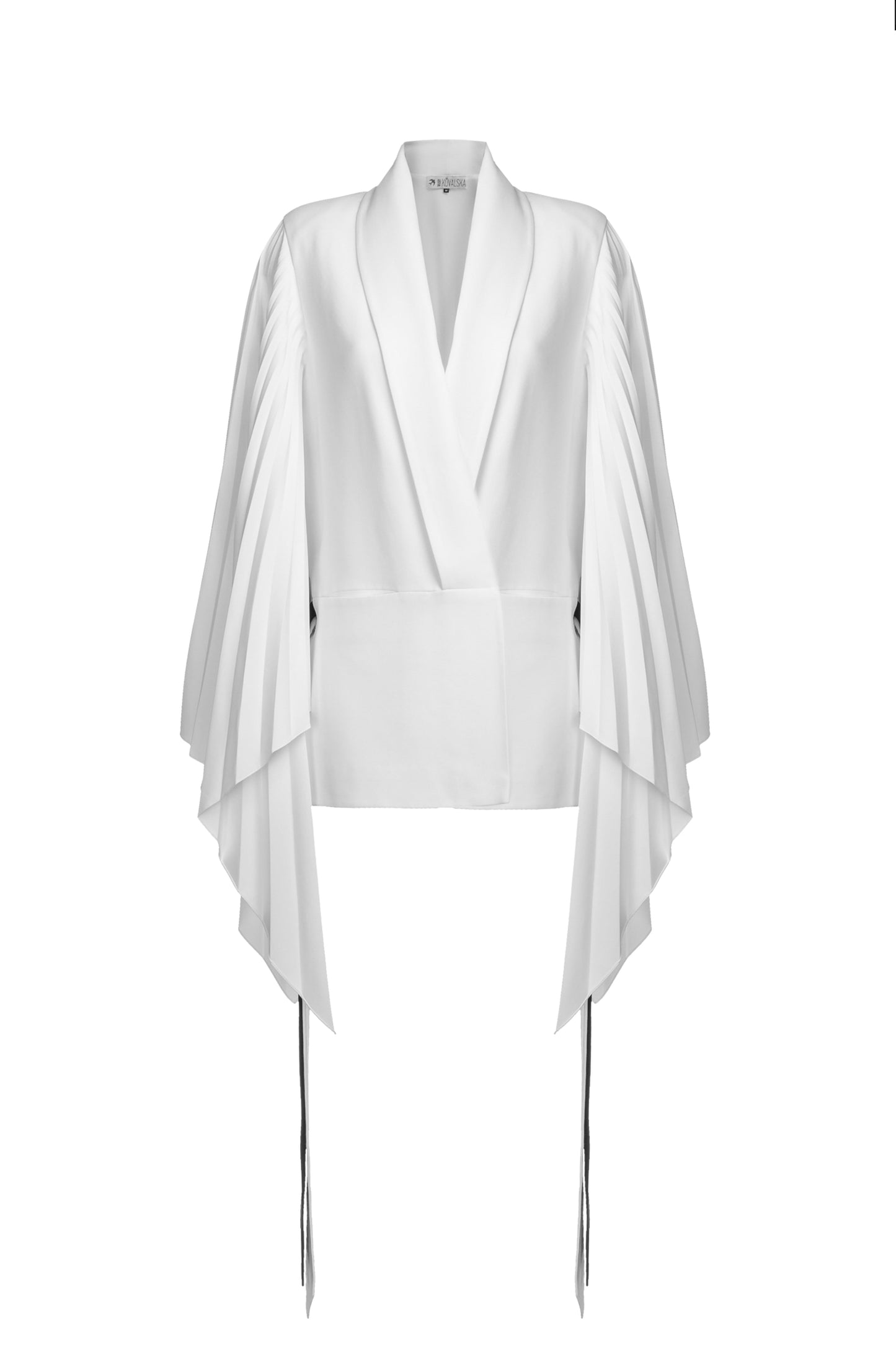 Pleated sleeves jacket VALERY KOVALSKA