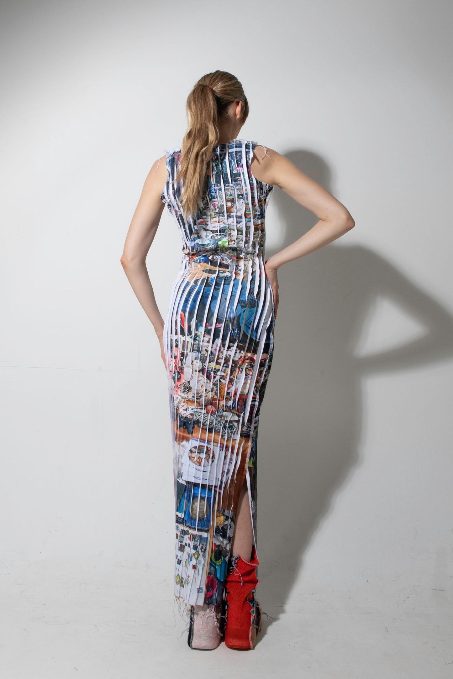 Textured Flea Market Dress BORBALA