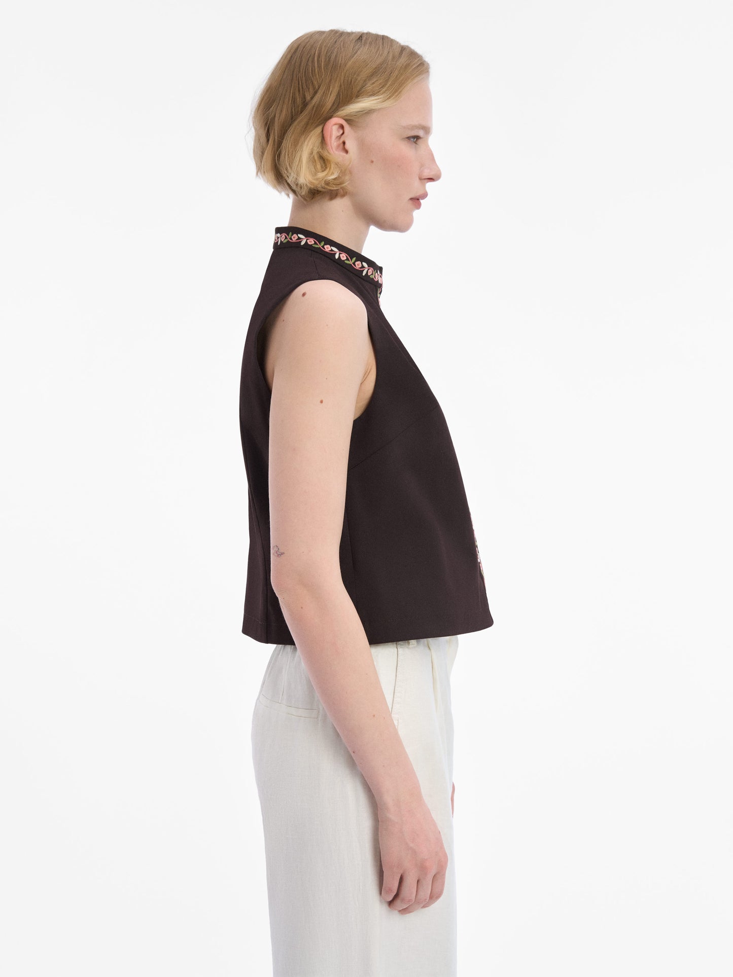 Ketiah Dark Brown Vest ETNODIM