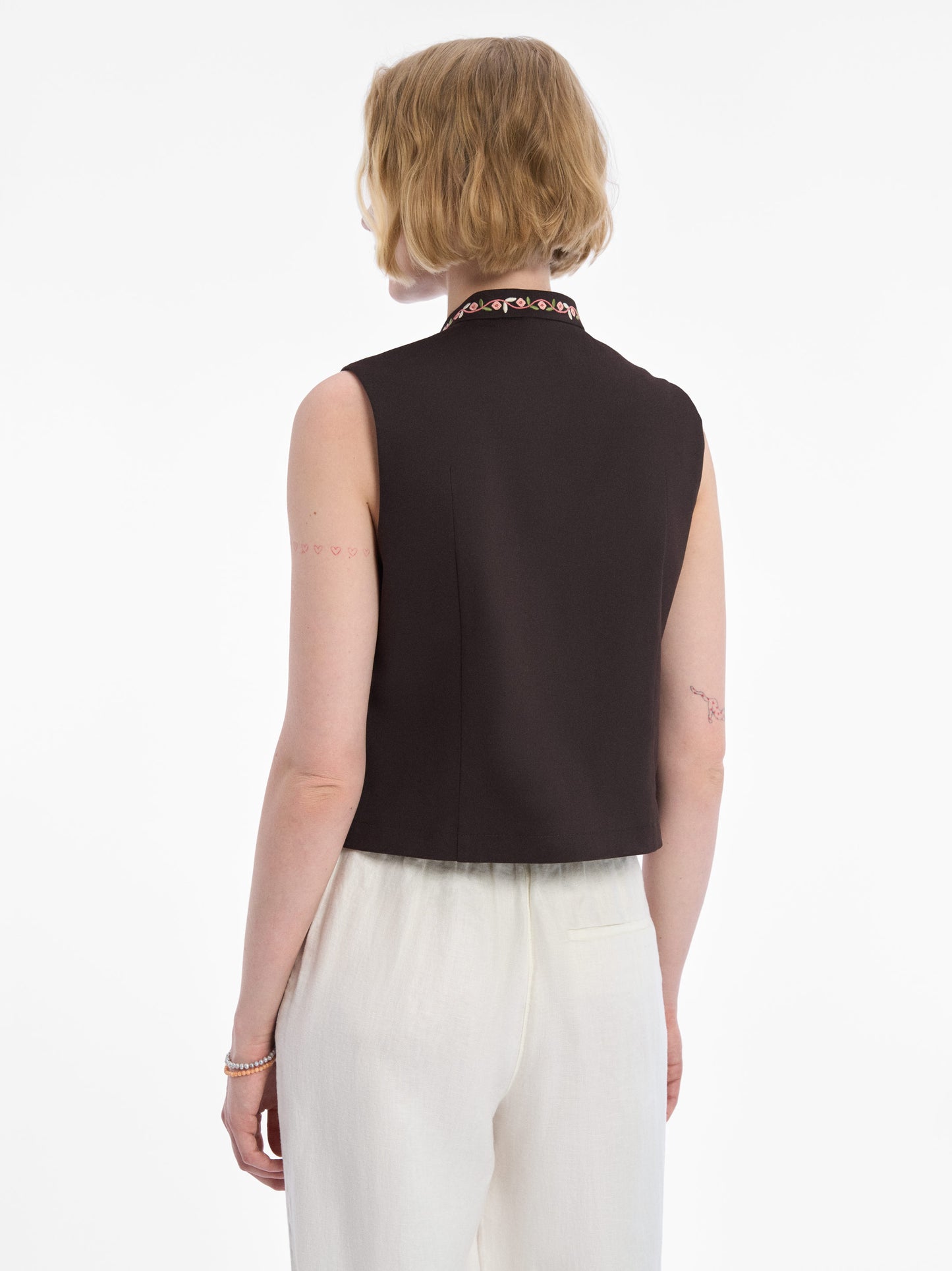 Ketiah Dark Brown Vest ETNODIM