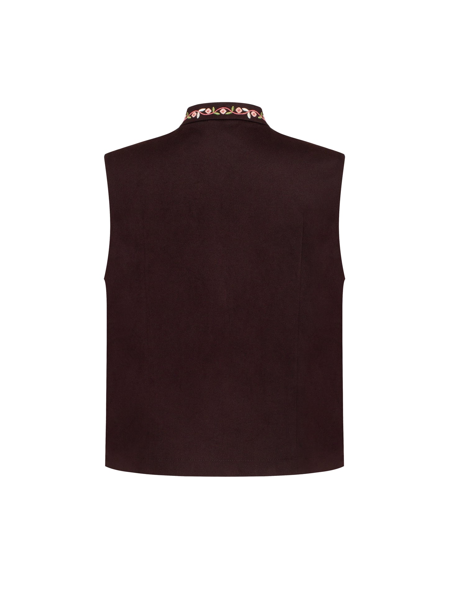 Ketiah Dark Brown Vest ETNODIM