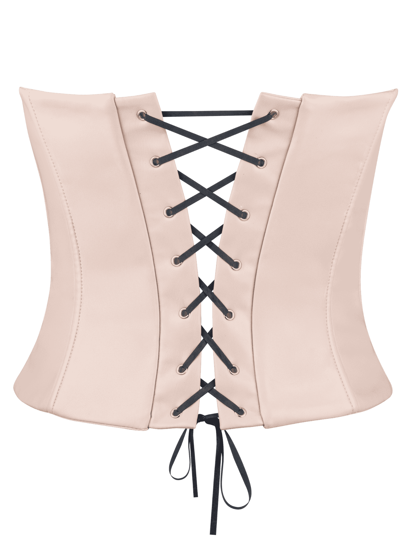 Corset Leather Nude FOX LINGERIE