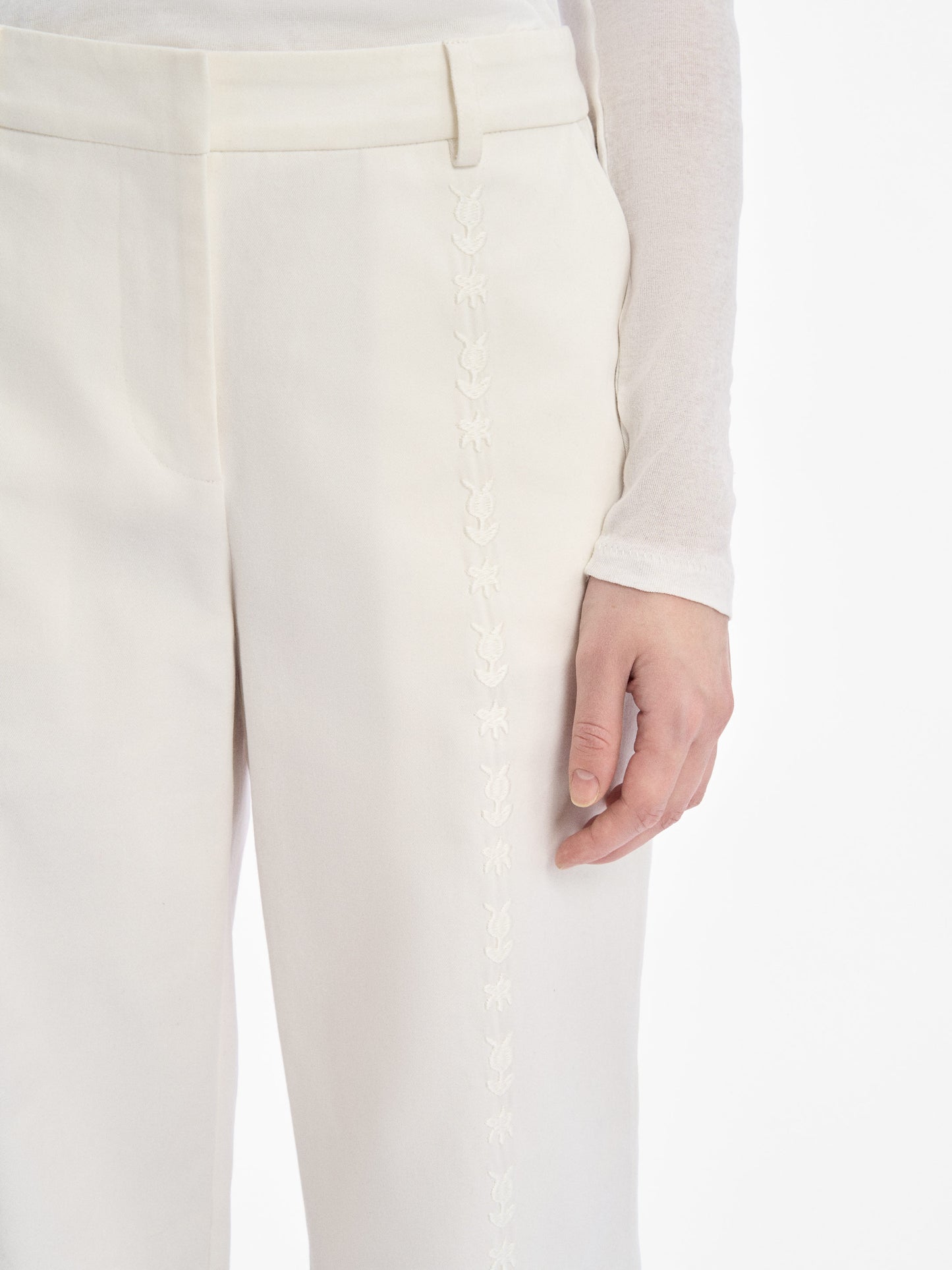 Osonnia white pants ETNODIM