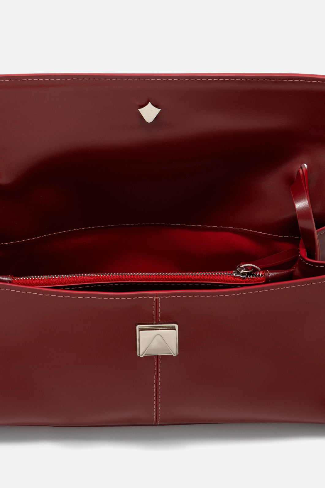 REBECCA BAGUETTE 29 BAG IN A CHERRY SHADE KACHOROVSKA