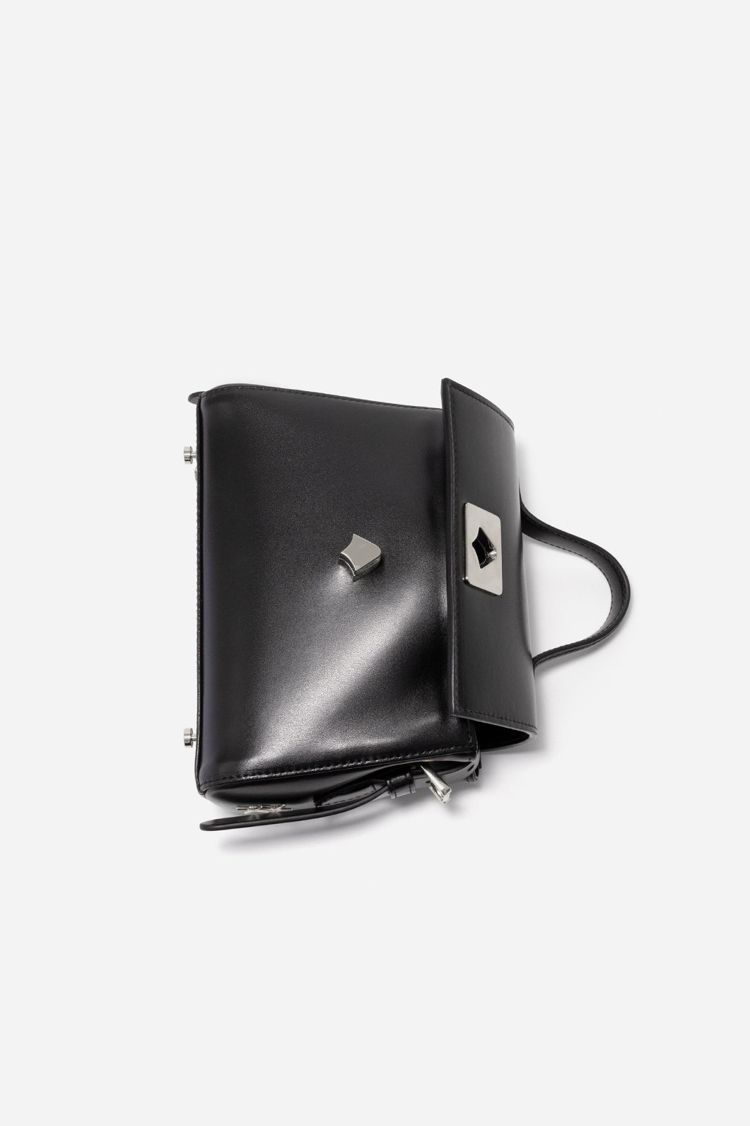 ERNESTINA 20 BLACK BAG /SILVER/ KACHOROVSKA