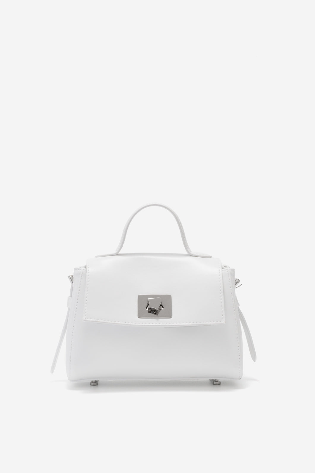ERNESTINA 20 WHITE BAG /SILVER/ KACHOROVSKA